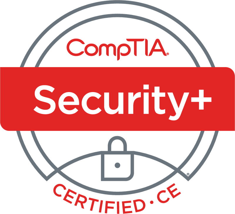 CompTIA Security plus cert logo